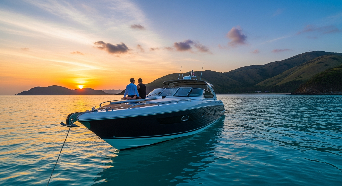 komodo vip boat editorial photo by Juara Holding